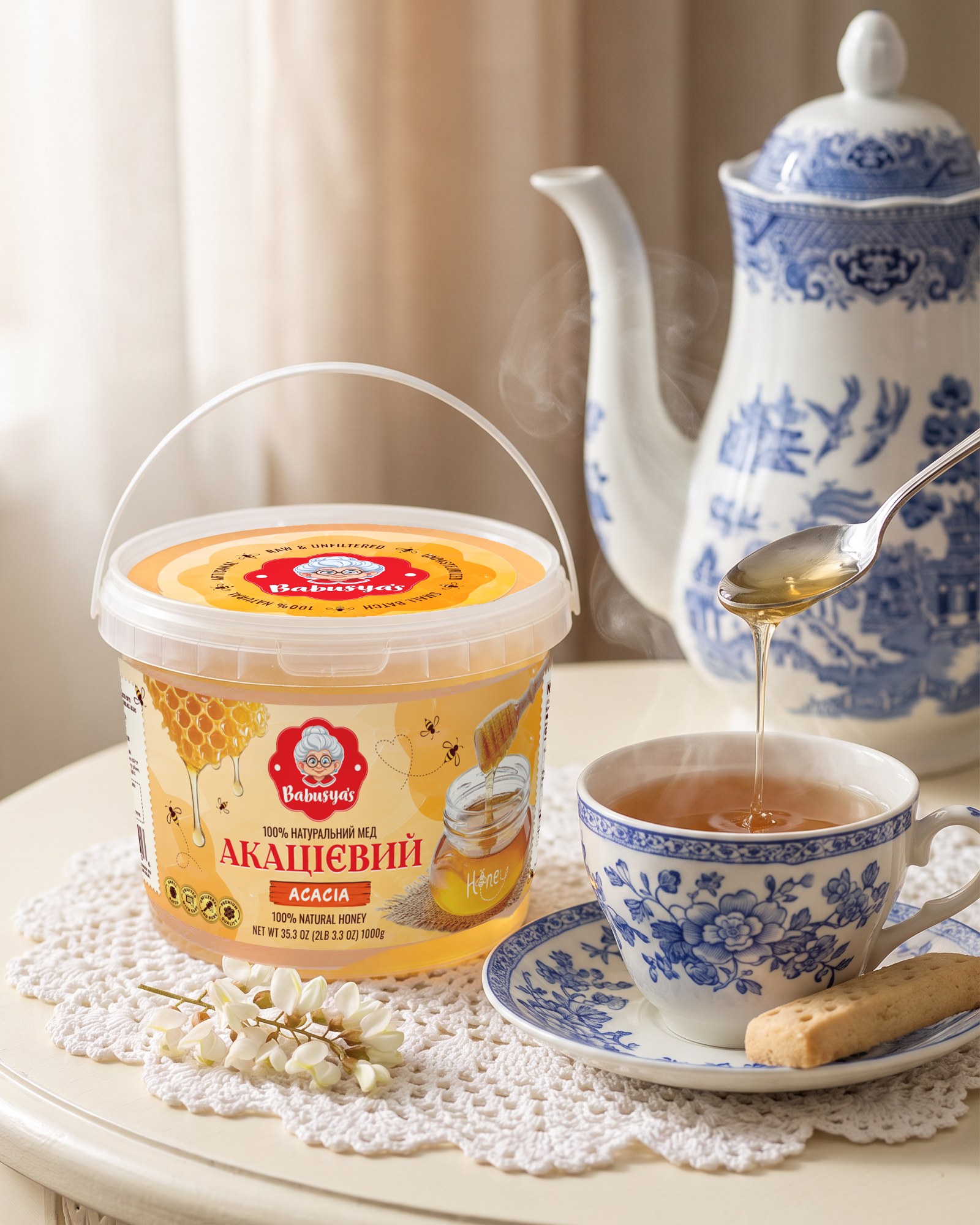 Babusya’s Recipes — Honey 1 kg tubs