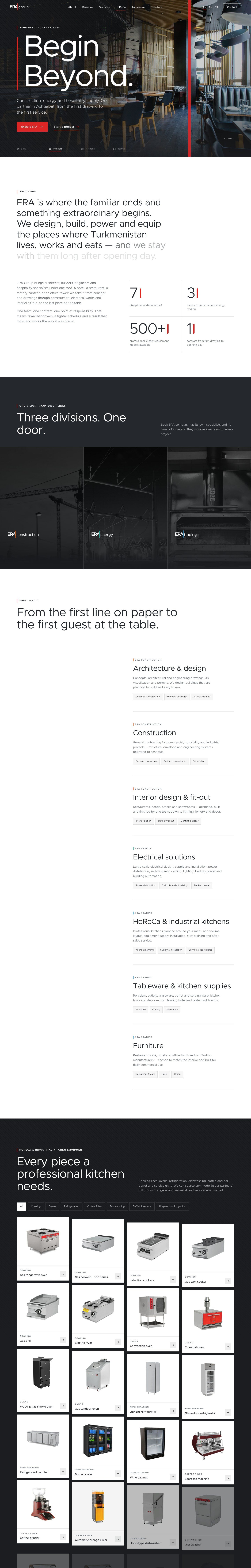 ERA Group website, full desktop page