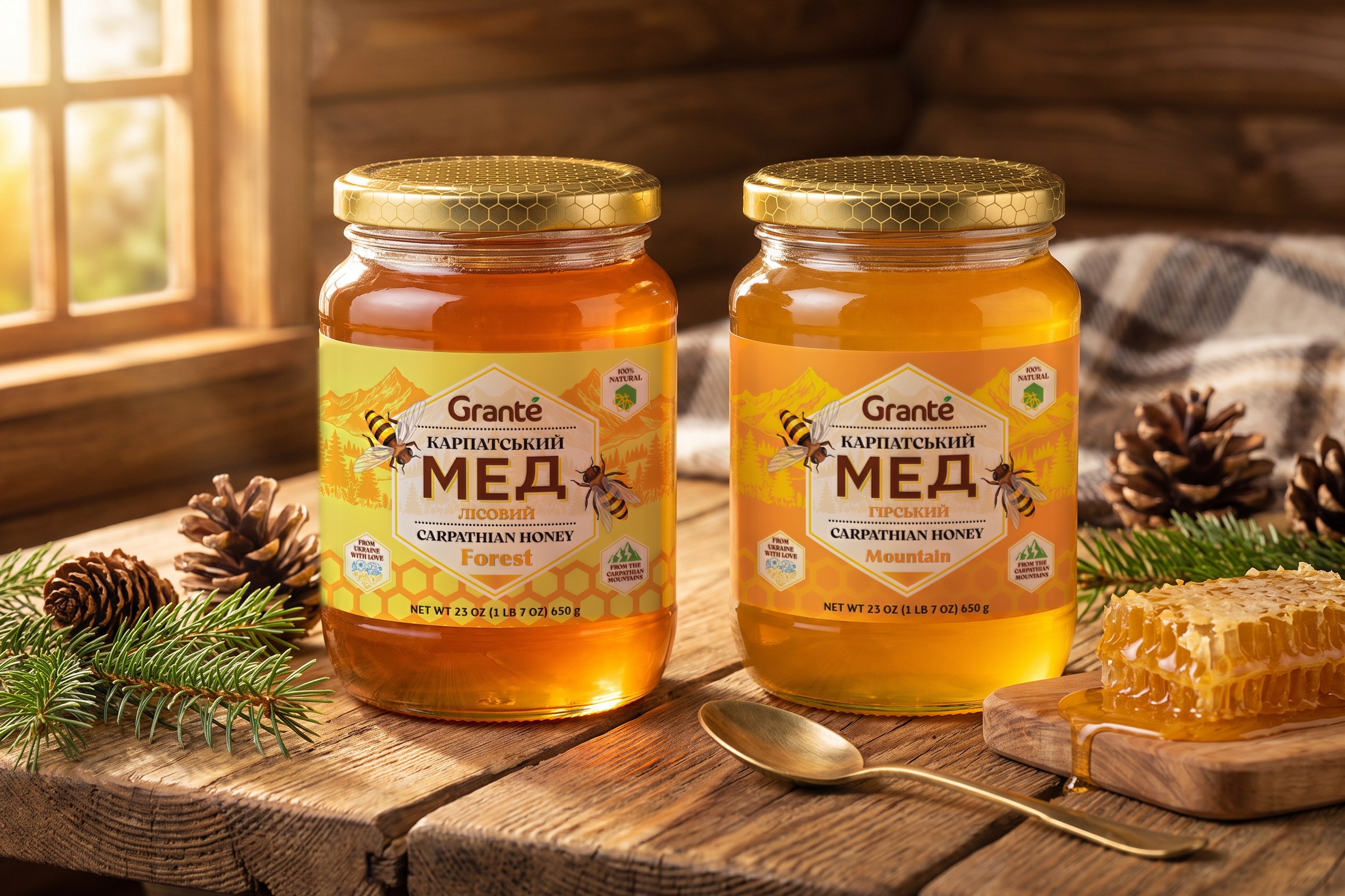 Grante — Carpathian honey 650 g
