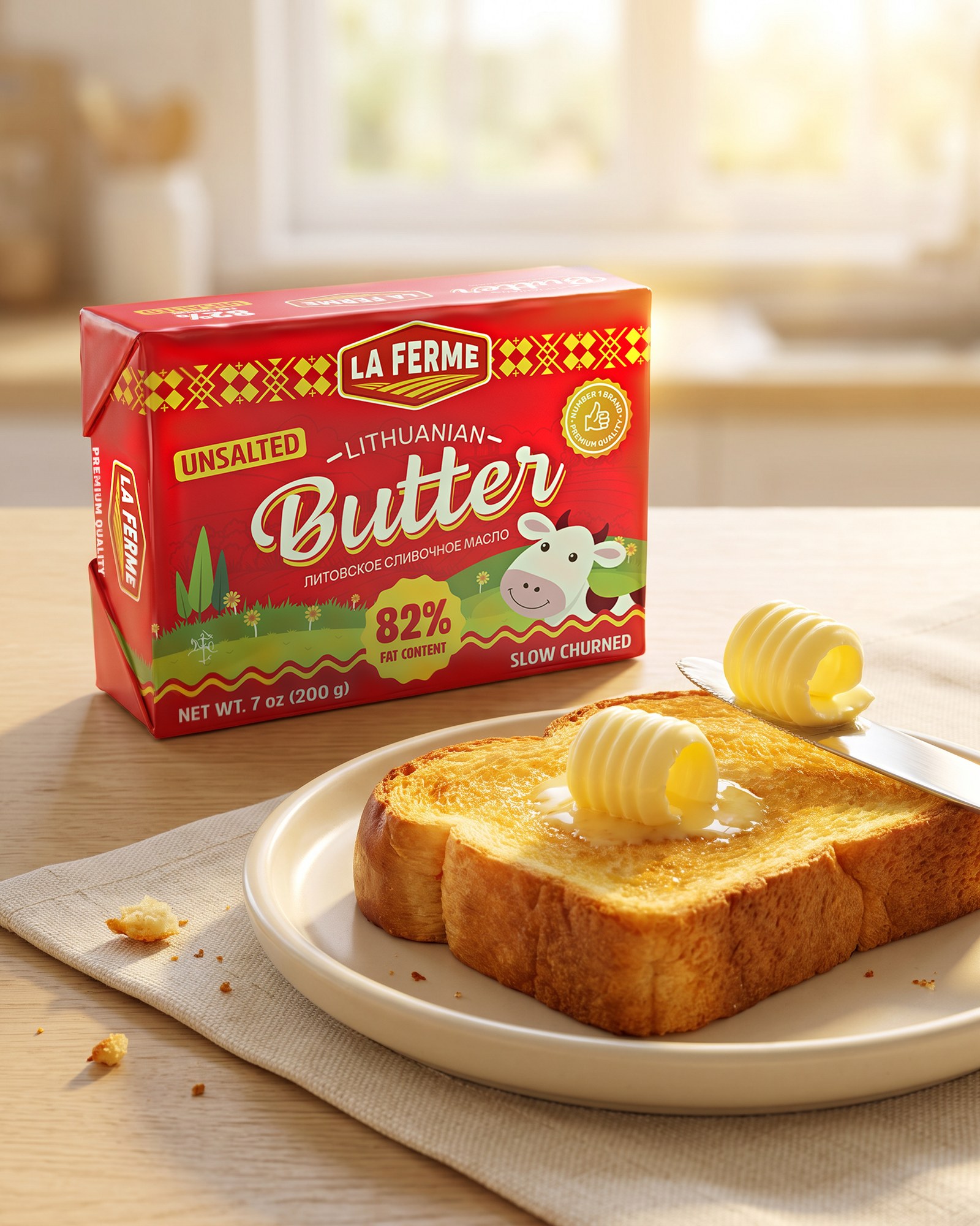 La Ferme — Lithuanian butter 82%