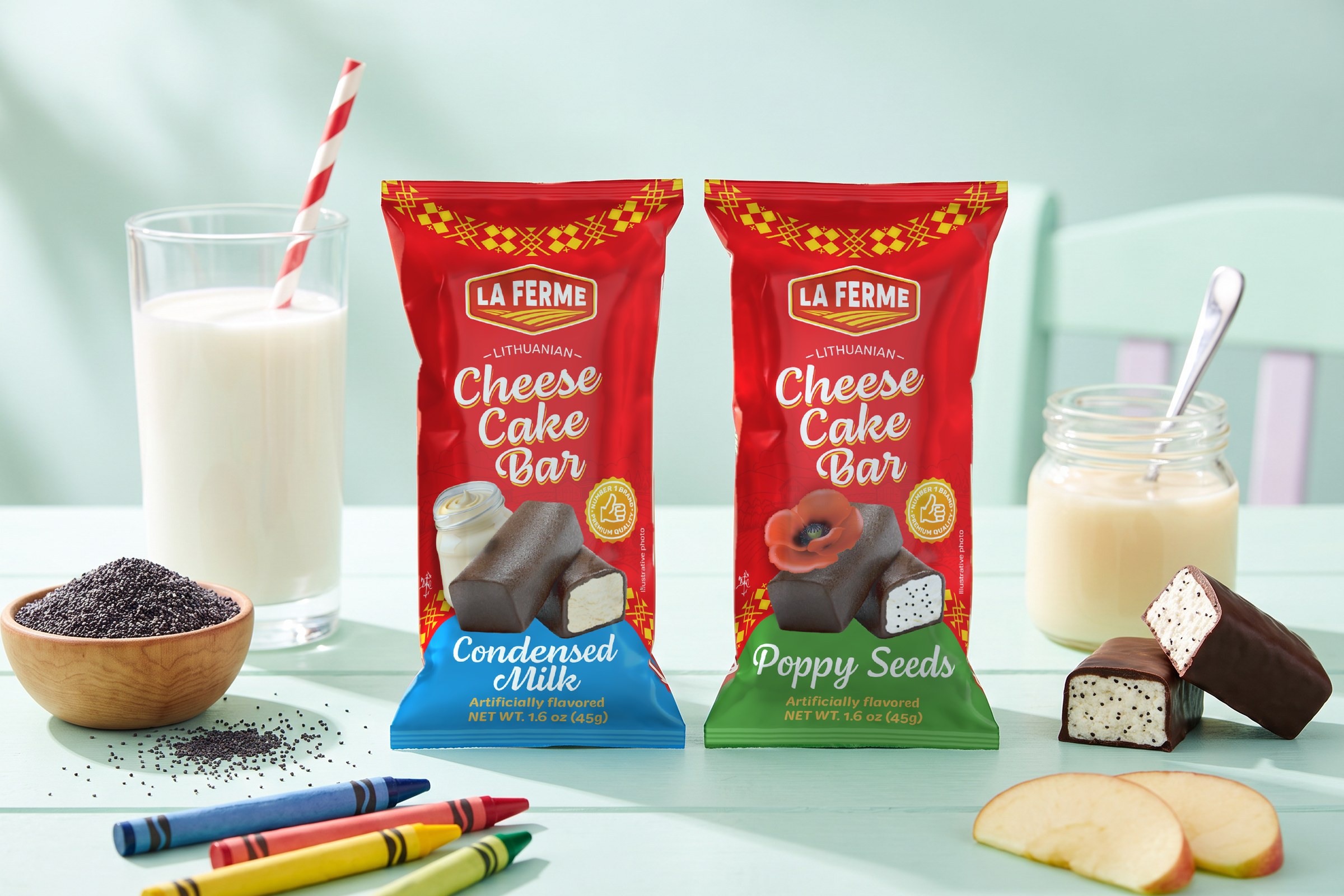 La Ferme — Glazed cheesecake bars