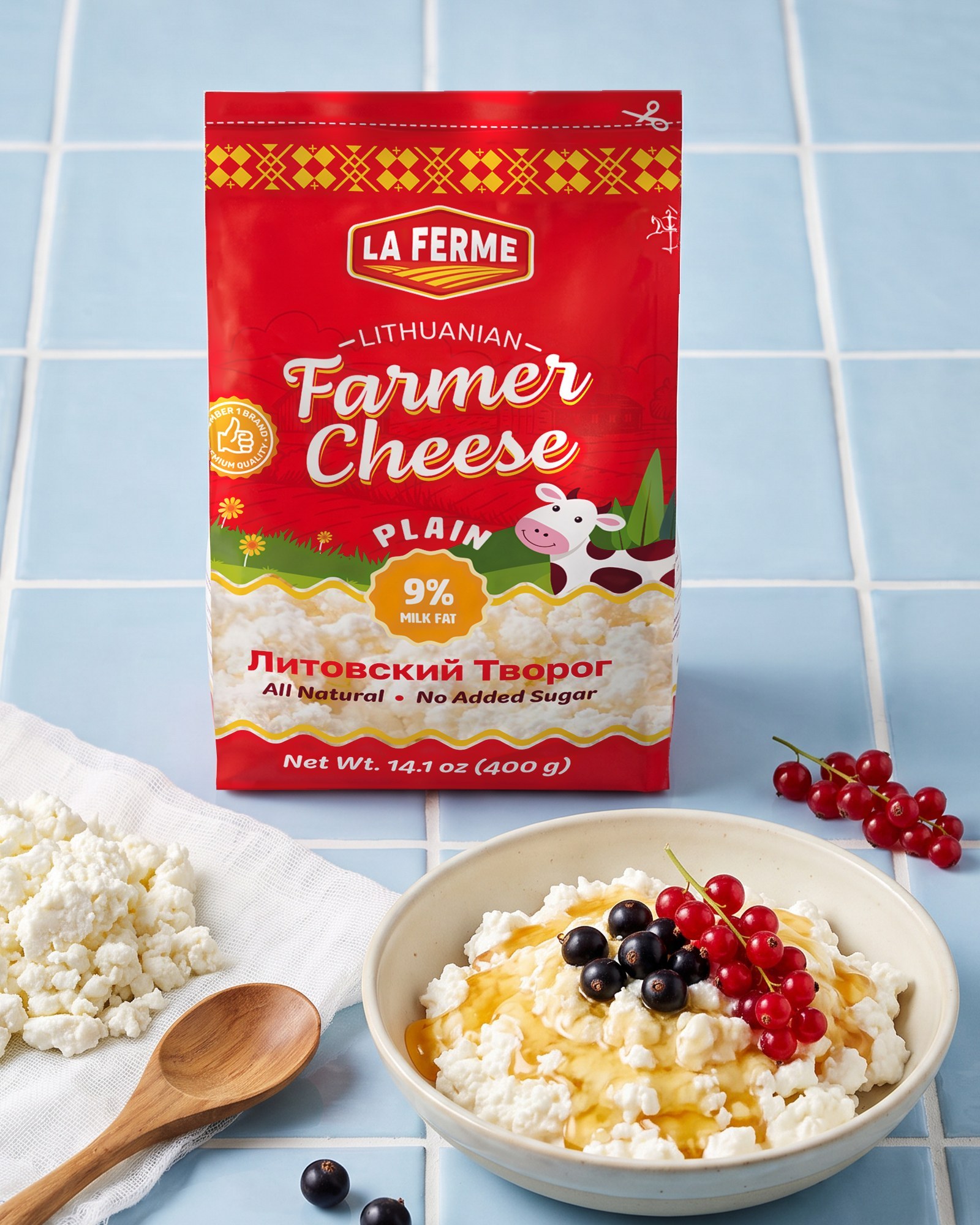 La Ferme — Lithuanian farmer cheese
