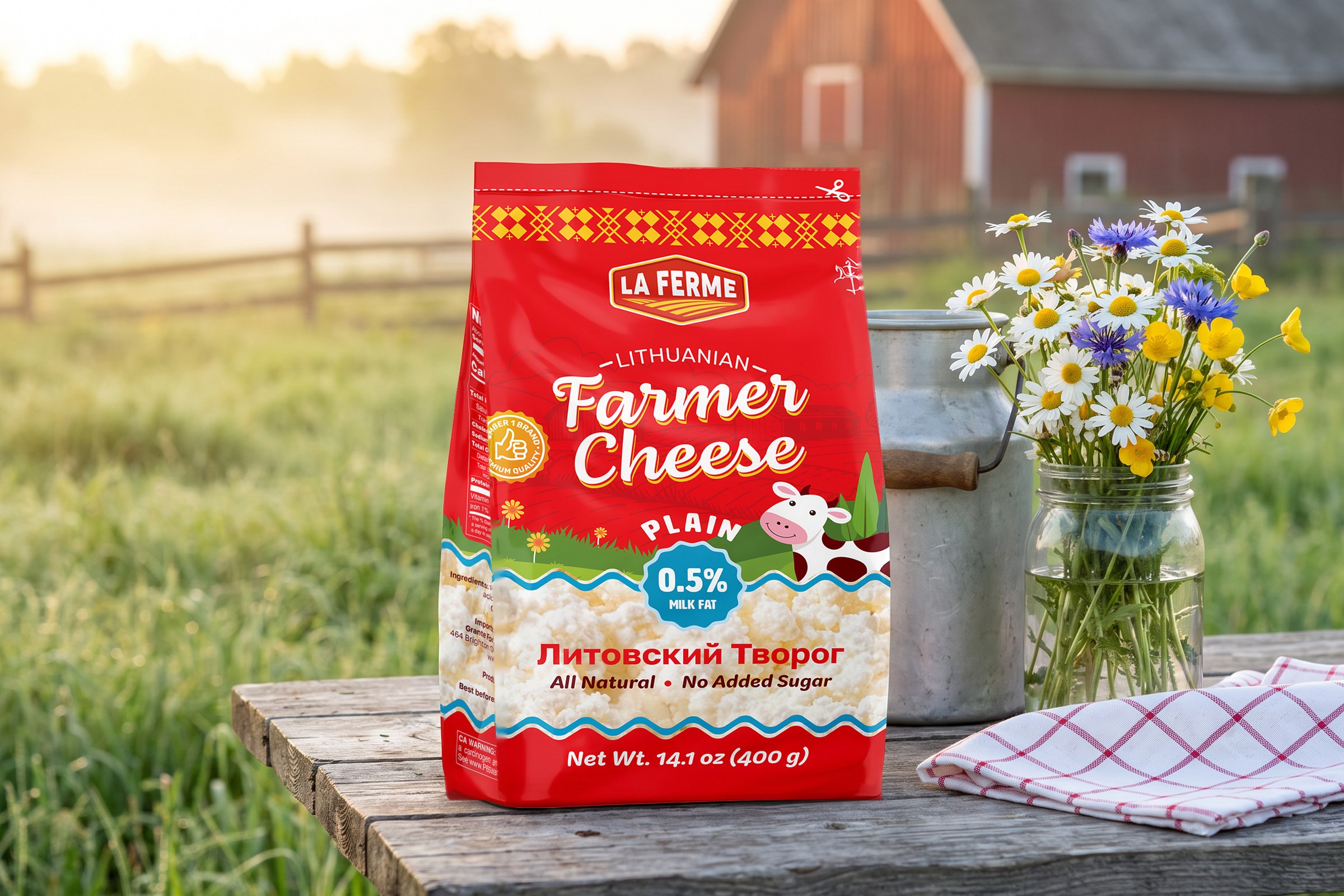 La Ferme — Lithuanian farmer cheese