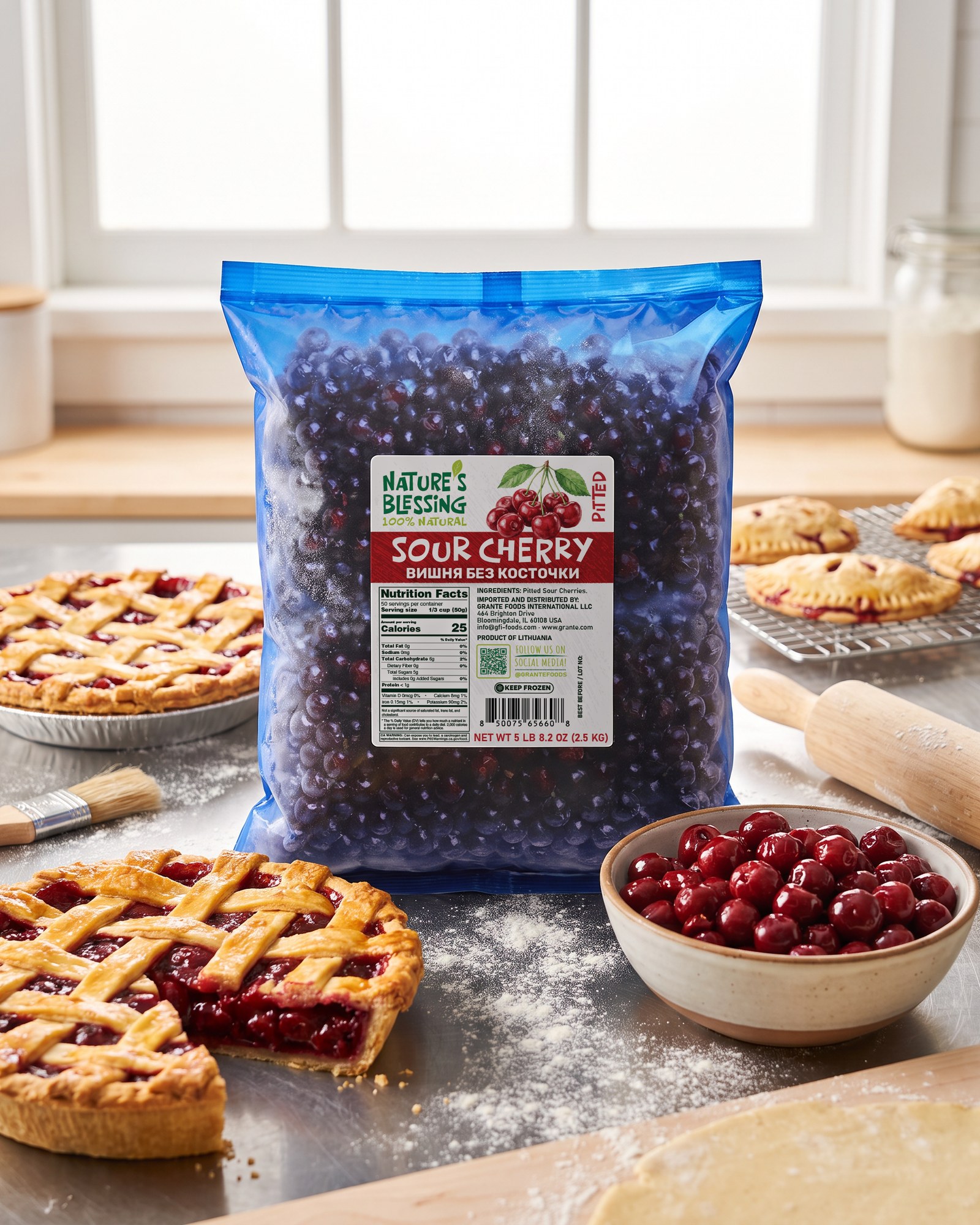 Nature’s Blessing — Frozen berries & mushrooms